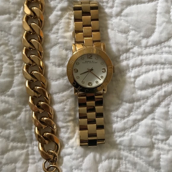 Marc by Marc Jacobs gold watch - Picture 1 of 3